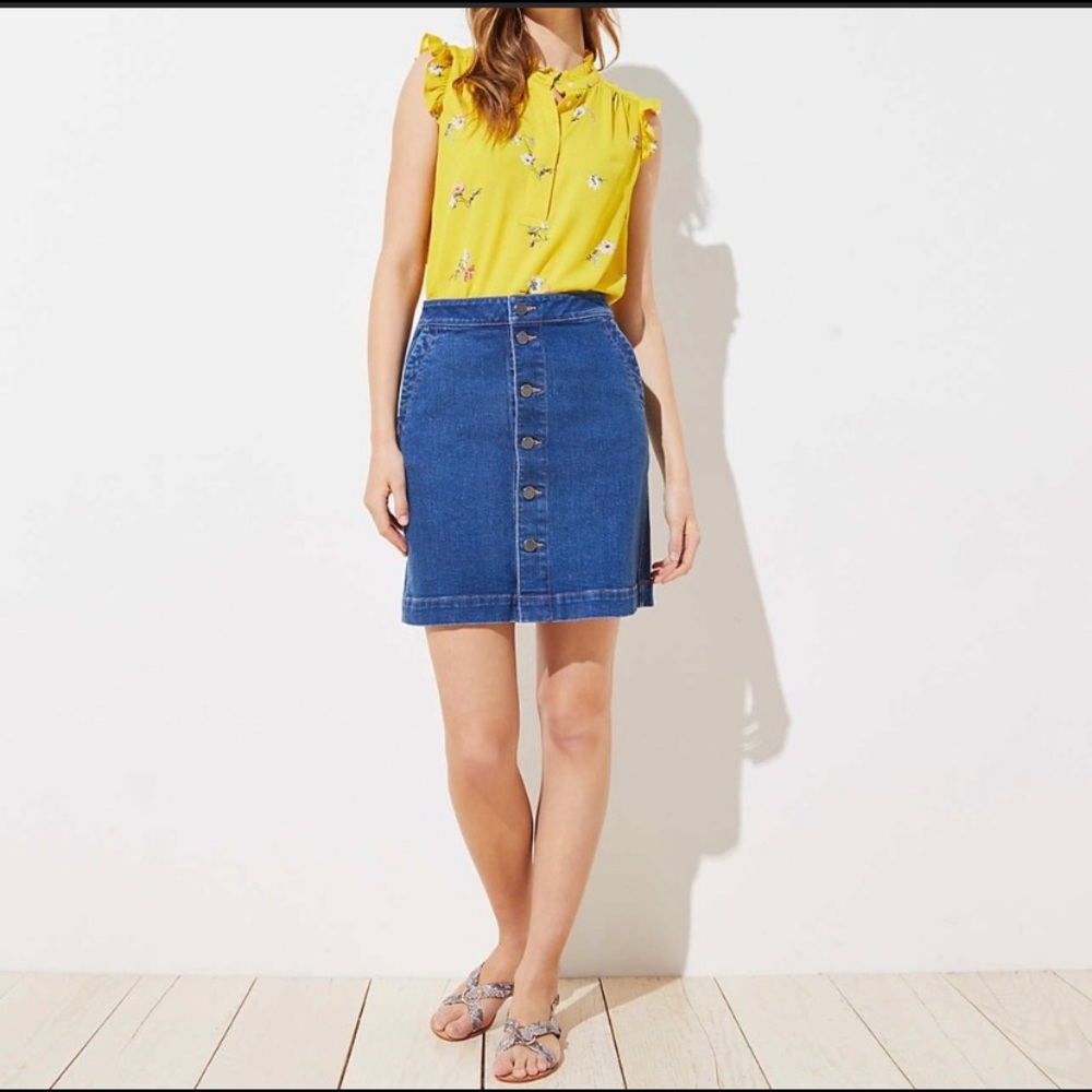 NWT denim skirt